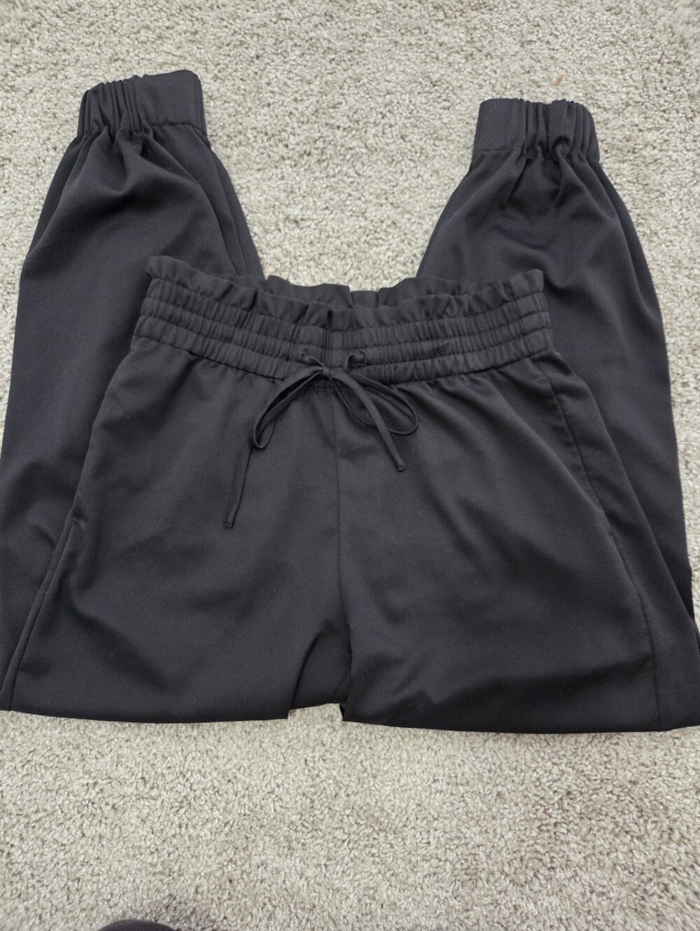 EUC Satin Joggers Black
